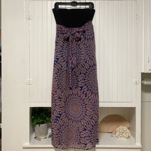 Strapless Maxi Dress - Junior Medium Xhilaration